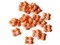 20 15mm Orange Ring Vintage Plastic Beads Links Loose Beads Large Hole Donut Beads